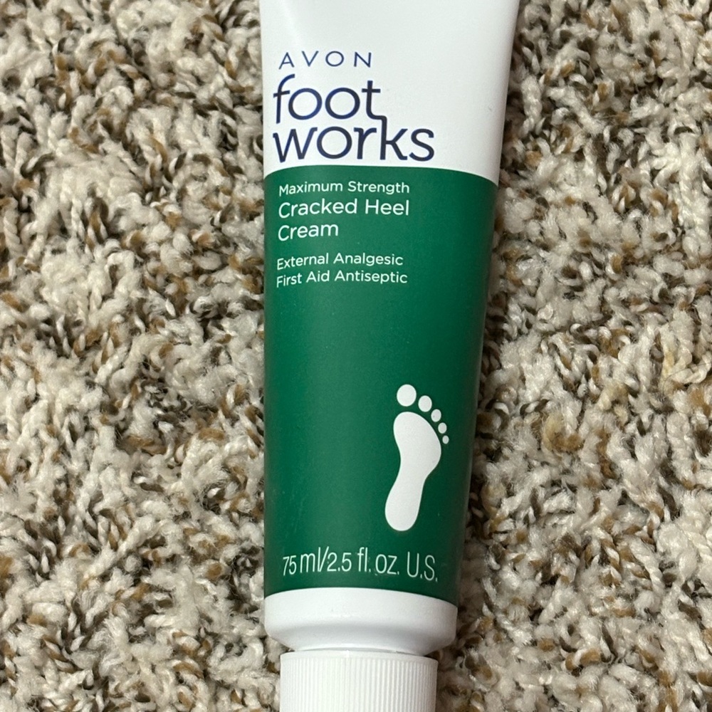Avon Foot Works Maximum Strength Cream - Green